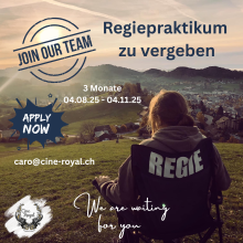 Regiepraktikum TV zu vergeben (w/m/d) 100%