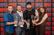 Kameramann Ben Zäch, Schauspieler Benjamin Zumstein, Regisseur Carmine Carpenito, Regieassistentin Nicole Odermatt © CARMINE CARPENITO. ALL RIGHTS RESERVED.