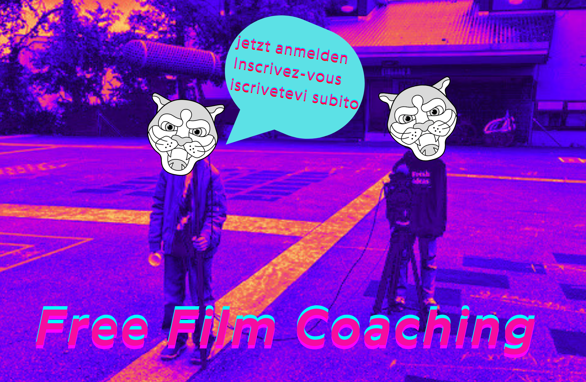 Jetzt für ein kostenloses Film Coaching anmelden!